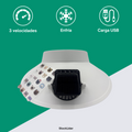 Gorra Ventilador USB Recargable para Verano