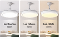 Ventilador de Techo LED Silencioso con Luz Regulable