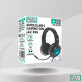 Cascos gaming con luz RGB