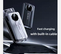 Power Bank 10000 mAh PD 22,5W con Cables Integrados – Potencia Total en la Palma de tu Mano