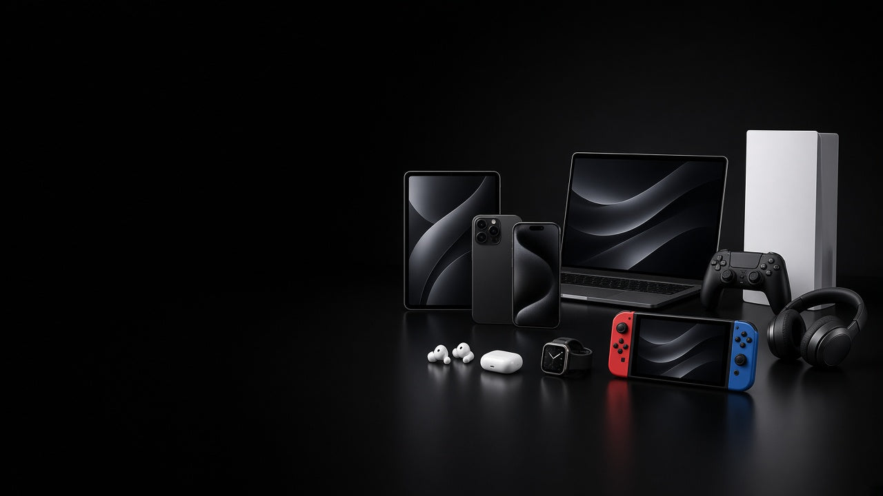 Móviles, tablet, portátil, consolas y accesorios